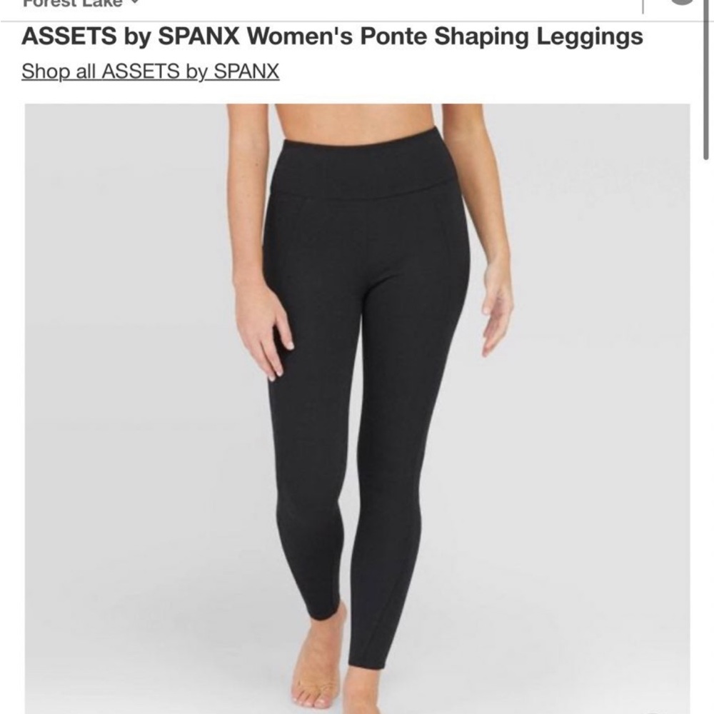 Spanx Assets Ponte shaping leggings